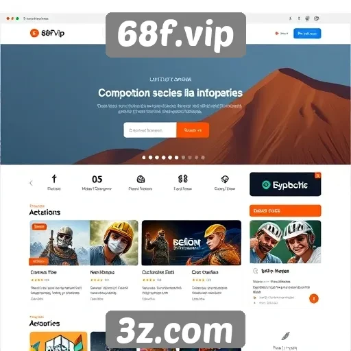 Facilidade de navegação na plataforma 68f.vip